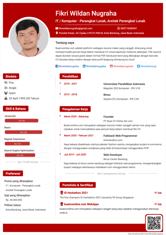 CV Menarik Perhatian HRD