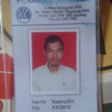 Profil CV Nasrudin